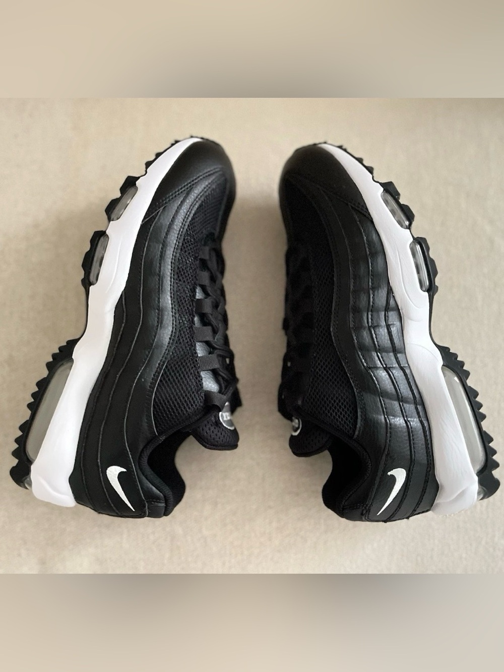 Nike Air Max 95 G Golf/Casual Shoes Black White Anthracite HV4696-002 Men’s - Picture 4 of 13